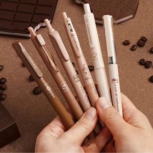 Coffee Theme Pens 6 pack